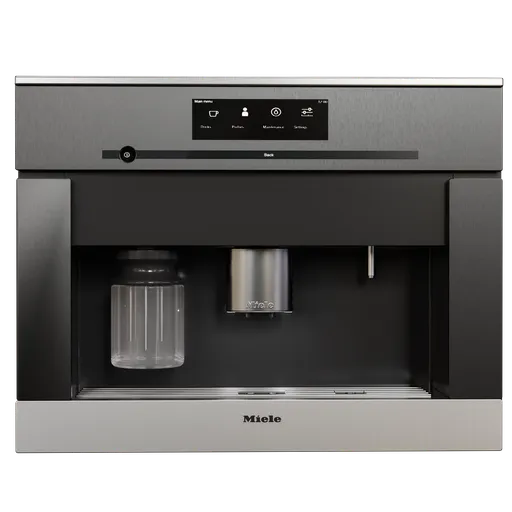 Highly detailed Blender 3D model of a modern Miele built-in coffee machine, rendered with Cycles in centimeters.