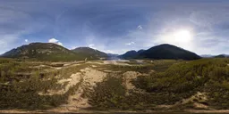 Mountain Landscape Valley Sunny Day