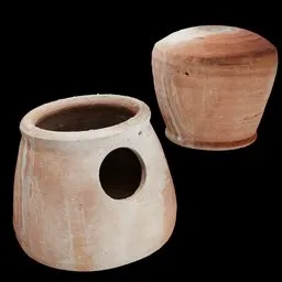 Clay Bird House
