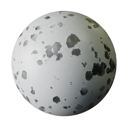 Painted metal white