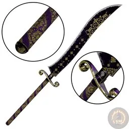 Persian Darvish Sword Purple Clean