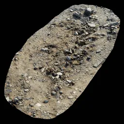 Scan Small rock mud
