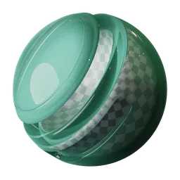 High-quality green acrylic PBR shader for Blender ideal for medical-related 3D modeling.