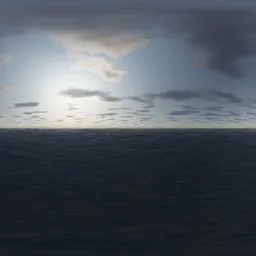 Dramatic Ocean Cloudy