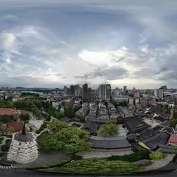 City Sky Sunset Blue Sky