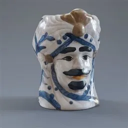Vase moro's head