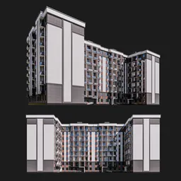 U Shaped Residential Building