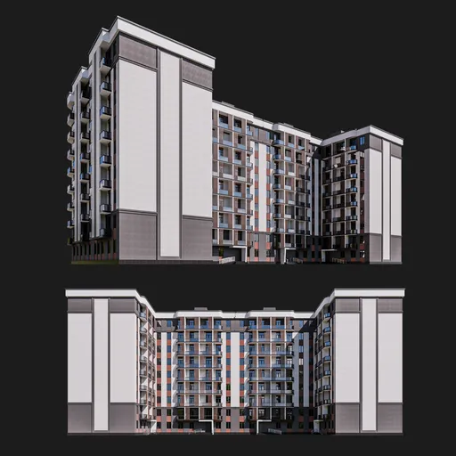 U Shaped Residential Building