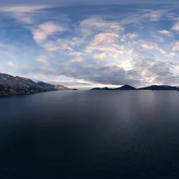 Winter Mountain Landscape Coast