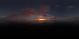 Dramatic Colorful Sunset Sky