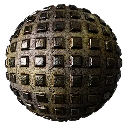 Metal Floor Plate Gold