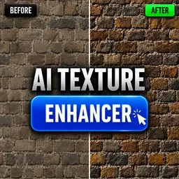 AI Texture Enhancer - Local 4x Upscale for Materials