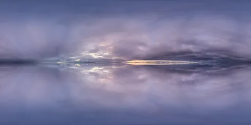 Infinite Sky - Overcast Cloudy Sunset