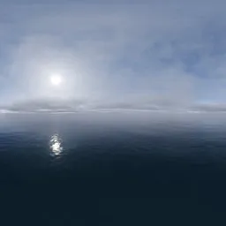 Cloudy Seascape Panorama