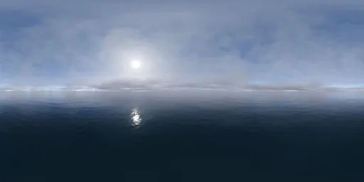 Cloudy Seascape Panorama