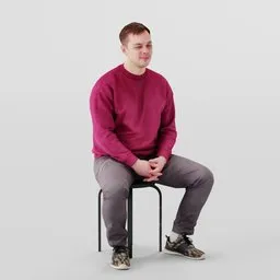 Easy Dialogue Seated Guy