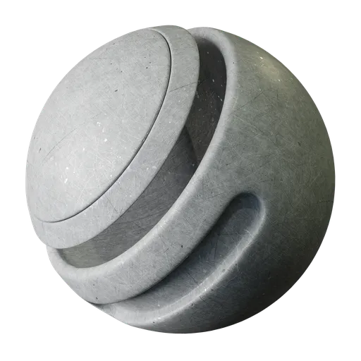 Silver scratched brushed metal