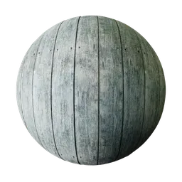 Weathered glayblue deck