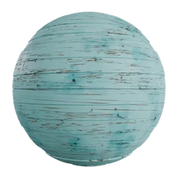 Procedural Painted Wood Planks