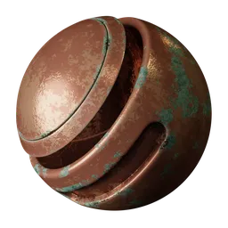 Aged Verdigris Copper