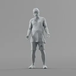 Lowpoly Male Standing