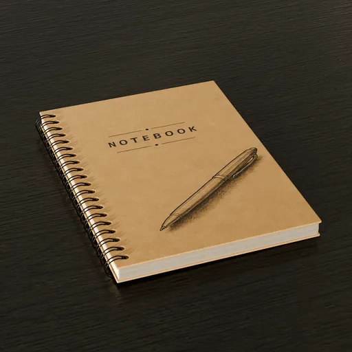Spiral Kraft Notebook