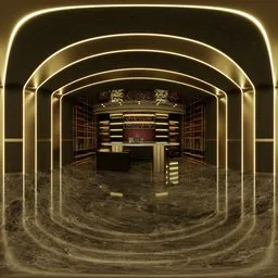 Luxurious Automotive Studio Car Rendering