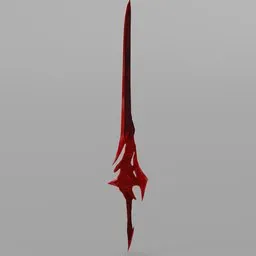 Handpainted Blooded Sword