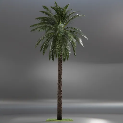 Dactylifera Palm Tree animated