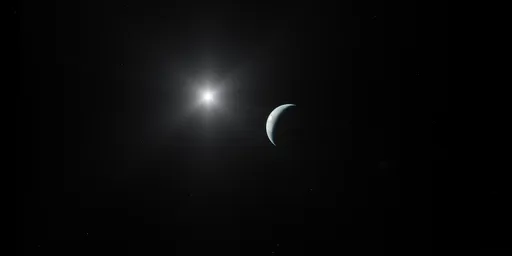 Sci-fi Planet in Deep Space