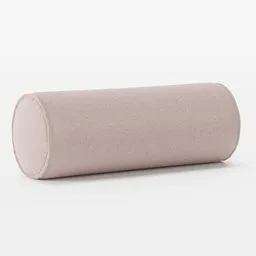 Cylinder Pillow Pale Pink Weave
