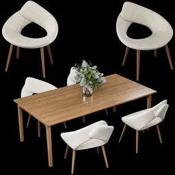 Lock armchair and table