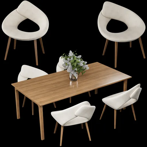 Lock armchair and table