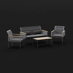 Modern Outdoor Lounge Set