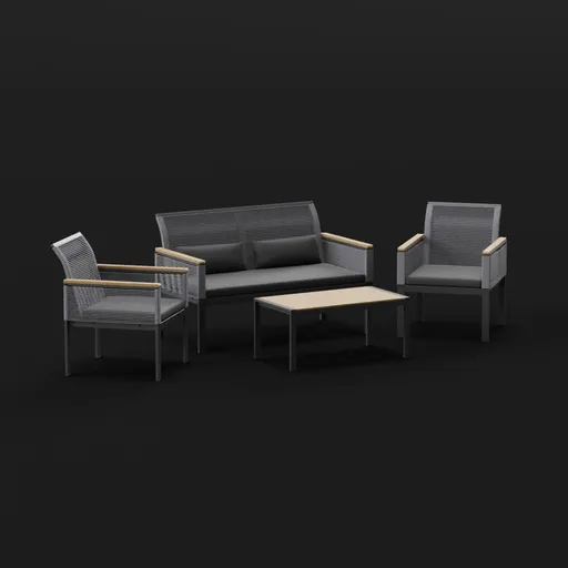 Modern Outdoor Lounge Set