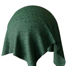Graphical Green Chenille