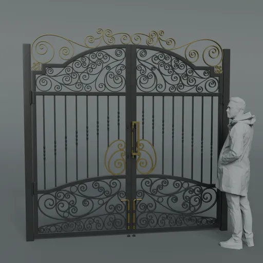 Ornate Wrought Iron Gate