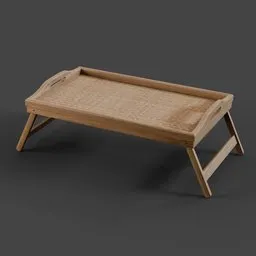 Folding breakfast in bed tray