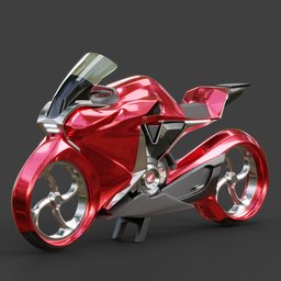 A motorcycle from the future