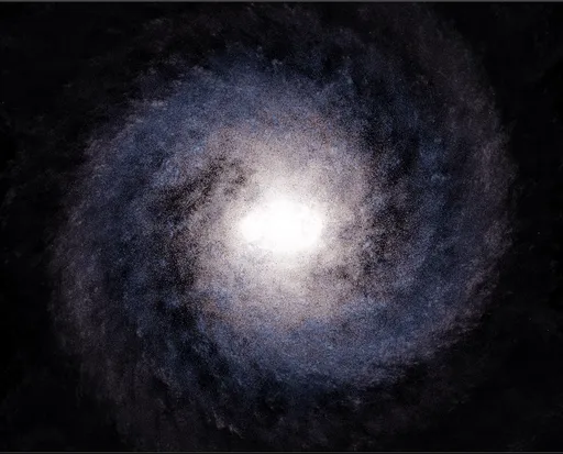 Procedural animated galaxy