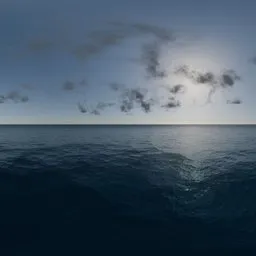 Dark Ocean Evening