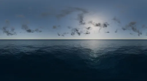 Dark Ocean Evening