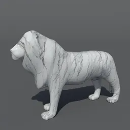 Lion Marble Statue