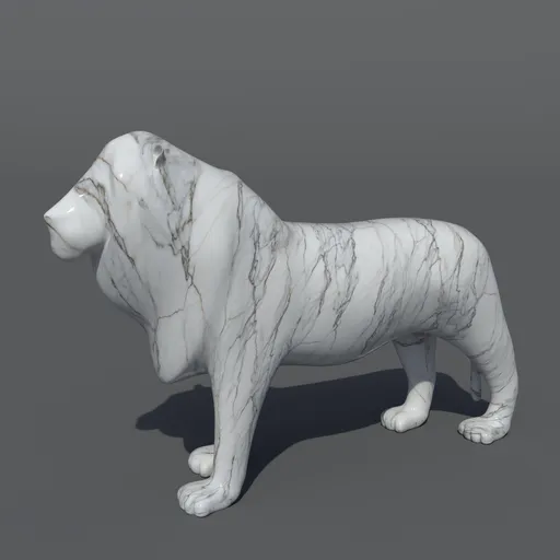 Lion Marble Statue