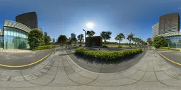 Bright sunshine road