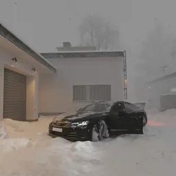 Winter Environment - Audi RS in snow