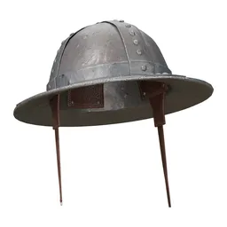 Medieval Knight Kettle Hat Helmet