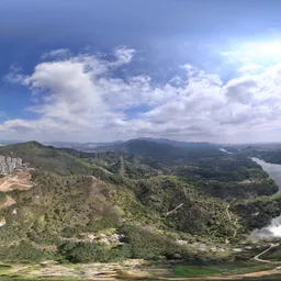 Highsky building green forest