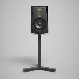 Hi-Fi Monitor Black Wood