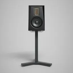 Hi-Fi Monitor Black Wood